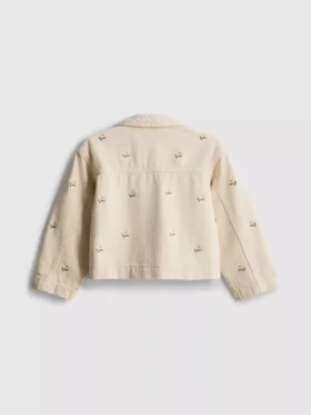 1,5-8 años | chaqueta vaquera con bordado floral