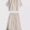 1,5-8 años | Conjunto de blusa y pantalones de ganchillo