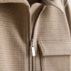 1,5-8 años | Conjunto de chaqueta de jacquard con cremallera y pantalones de chándal