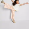 1,5-8 años | Conjunto de top con peplum bordado y pantalones