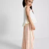 1,5-8 años | Conjunto de top con peplum bordado y pantalones