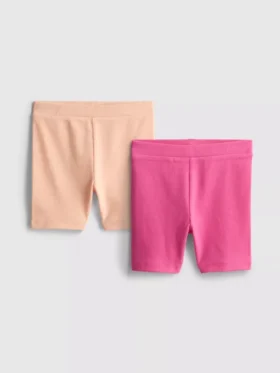 1,5-8 años | Pack de 2 pantalones cortos de ciclista acanalados