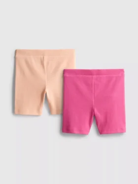 1,5-8 años | Pack de 2 pantalones cortos de ciclista acanalados