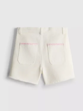 1,5-8 años | Pantalones Cortos vaqueros de Disney «Stitch» con contraste de costuras