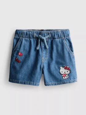 1,5-8 años | Pantalones Cortos vaqueros de Hello Kitty