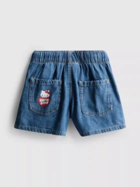 1,5-8 años | Pantalones Cortos vaqueros de Hello Kitty