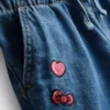1,5-8 años | Pantalones Cortos vaqueros de Hello Kitty