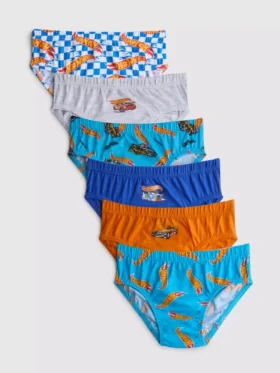 1,5-8 años | Paquete de 6 calzoncillos Hot Wheels