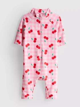 1,5-9 años | Bañador con estampado de cerezas