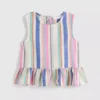 1,5-9 años | Blusa con peplum a rayas