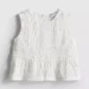 1,5-9 años | Blusa sin mangas con peplum