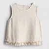 1,5-9 años | Blusa sin mangas con volantes