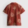 1,5-9 años | Camisa con bordado de hojas
