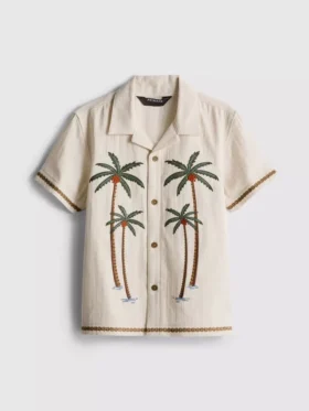 1,5-9 años | Camiseta con palmera bordada