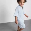 1,5-9 años | Conjunto de camiseta a rayas y Pantalones Cortos