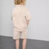 1,5-9 años | Conjunto de camiseta a rayas y Pantalones Cortos