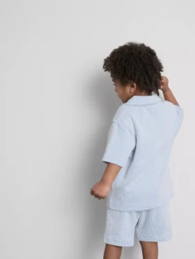 1,5-9 años | Conjunto de camiseta a rayas y Pantalones Cortos