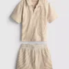 1,5-9 años | Conjunto de camiseta a rayas y Pantalones Cortos