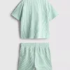 1,5-9 años | Conjunto de camiseta a rayas y Pantalones Cortos
