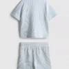 1,5-9 años | Conjunto de camiseta a rayas y Pantalones Cortos