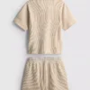 1,5-9 años | Conjunto de camiseta a rayas y Pantalones Cortos