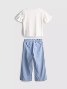 1,5-9 años | Conjunto de camiseta con volantes y pantalones