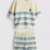 1,5-9 años | Conjunto de camiseta de punto y Pantalones Cortos