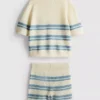 1,5-9 años | Conjunto de camiseta de punto y Pantalones Cortos