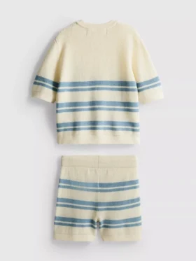 1,5-9 años | Conjunto de camiseta de punto y Pantalones Cortos