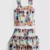 1,5-9 años | Conjunto de camiseta de Stitch de Disney y falda Rara