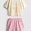 1,5-9 años | Conjunto de camiseta holgada y pantalones cortos