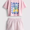 1,5-9 años | Conjunto de camiseta holgada y pantalones cortos
