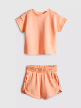 1,5-9 años | Conjunto de camiseta y pantalones cortos tipo «runner»