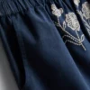 1,5-9 años | Pantalones con bordado floral