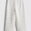 1,5-9 años | Pantalones con volantes y textura arrugada