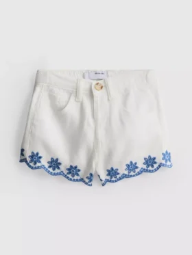 1,5-9 años | Pantalones Cortos vaqueros bordados