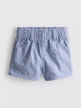 1,5-9 años | Pantalones Cortos vaqueros tipo «paperbag»