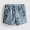 1,5-9 años | Pantalones Cortos vaqueros tipo «paperbag»