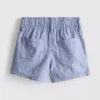 1,5-9 años | Pantalones Cortos vaqueros tipo «paperbag»