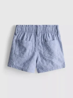 1,5-9 años | Pantalones Cortos vaqueros tipo «paperbag»