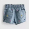 1,5-9 años | Pantalones Cortos vaqueros tipo «paperbag»