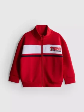 1,5-9 años | Sudadera con cremallera y cuello de embudo de Marvel Spider-Man