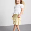 1,5-9 años | Top con peplum fruncido