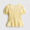 1,5-9 años | Top con peplum fruncido