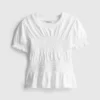 1,5-9 años | Top con peplum fruncido