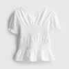 1,5-9 años | Top con peplum fruncido