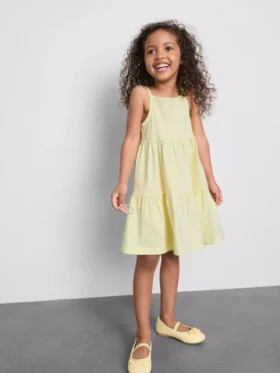 1,5-9 años | vestido con tirantes y volantes