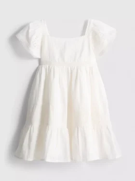 1,5-9 años | vestido con volantes y ojales