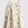1,5-9 años | vestido de denim bordado