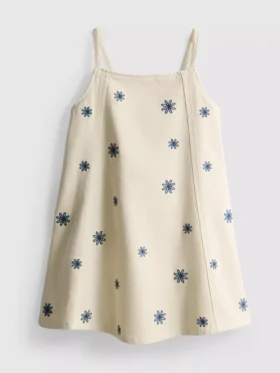 1,5-9 años | vestido de denim bordado